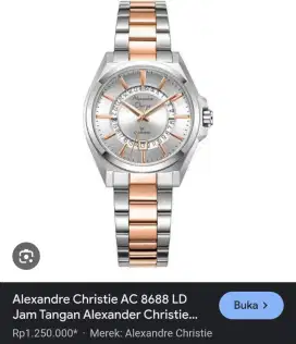 Dijual Murah Jam Tangan alexandre christie lengkap