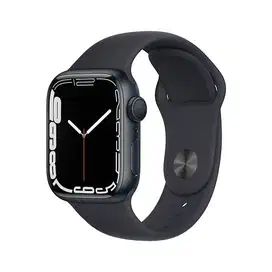 Apple Watch Series 7 Midnight Aluminum Black Nike Sport Band 41MM