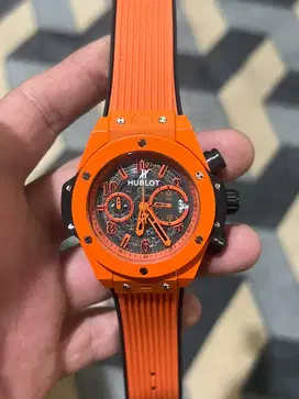 JAM TANGAN HUBLOT ORANGE