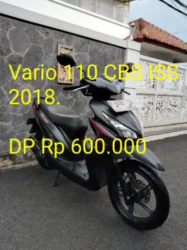 Vario 110 ISS 2018. Pajak ON. Simpanan. Ori. Ban Baru. Cash/Kredit/TT