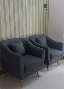 SOFA MURAH 2 UNIT (BONUS TV 43 INCE)