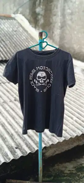 Baju Kaos T-shirt Motor Cycle Club Black Rebel