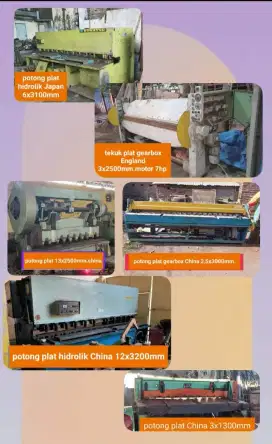 Mesin shearing plat