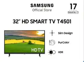 Tv Led Samsung 32 inch HD Digital Smart Tv UA32T4501Ak bisa youtube