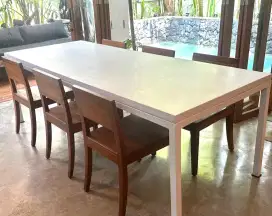 Teak wood chair kayu teak kursi makan bangku makan kayu kokoh