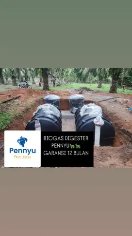 Jual Biogas Digester Merk Pennyu Garansi 12Bulan