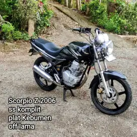 Scorpio Z 2006 plat Kebumen Pjk off lama