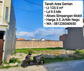 Jual Tanah Siap Bangun Area Gentan, Dekat Laweyan, Purwosari