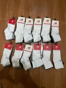 Jual Kaos Kaki NB 1 Bungkus Isi 3 (Hitam, Putih & Abu) Baru Original