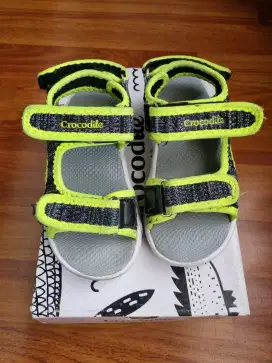 Crocodile Sandal Shine Green LED