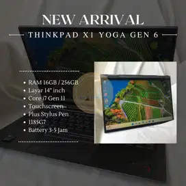 Thinkpad X1 Yoga Gen 6 Core i7 Gen 11 RAM 16GB 256GB, Touchscreen