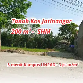 Langka Tanah Murah JL Sayang Jatinangor Cocok Untuk Kos atau Hunian