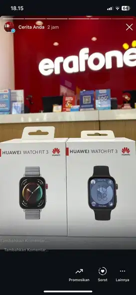 SMART WATCH HUAWEI FIT 3