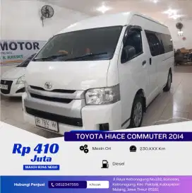 TOYOTA HIACE COMMUTER 2014