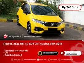 [ LOW KM 37RB ] Honda Jazz RS 1.5L GK5 CVT AT Kuning 2019/2020