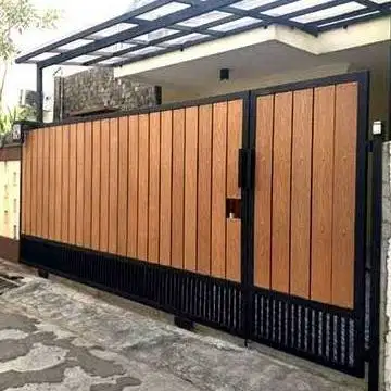 Pagar dorong minimalis