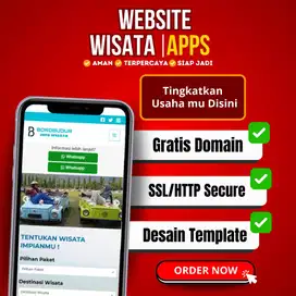 Website Travel, Bisnis, dan Toko Online, Siap Pakai!