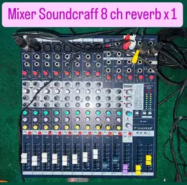 Jual murah Mixer Soundcraff 8 Ch EFX-8