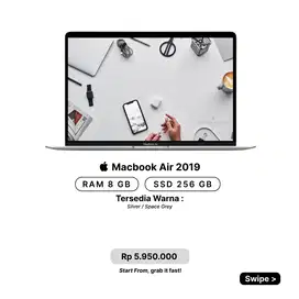 MACBOOK AIR 2019 13 8/256 GB INTEL CORE I5