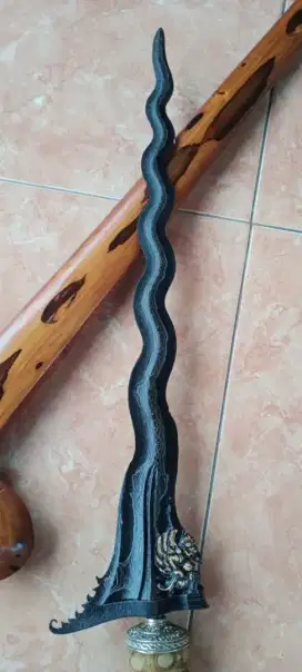 Keris Bali kinatah emas