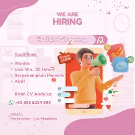 Live Host Streaming - Wanita - Magelang Kota