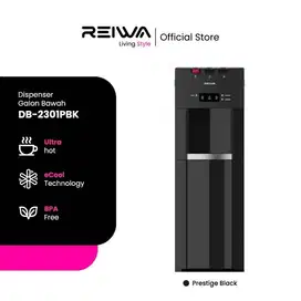 Reiwa Dispenser Galon Bawah DB-2301PBK Perstige Black