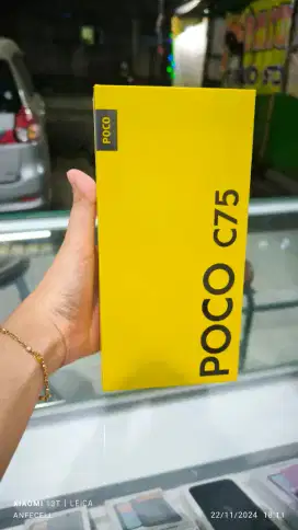 Poco C75 ram 6/128 8/256 baru @1250