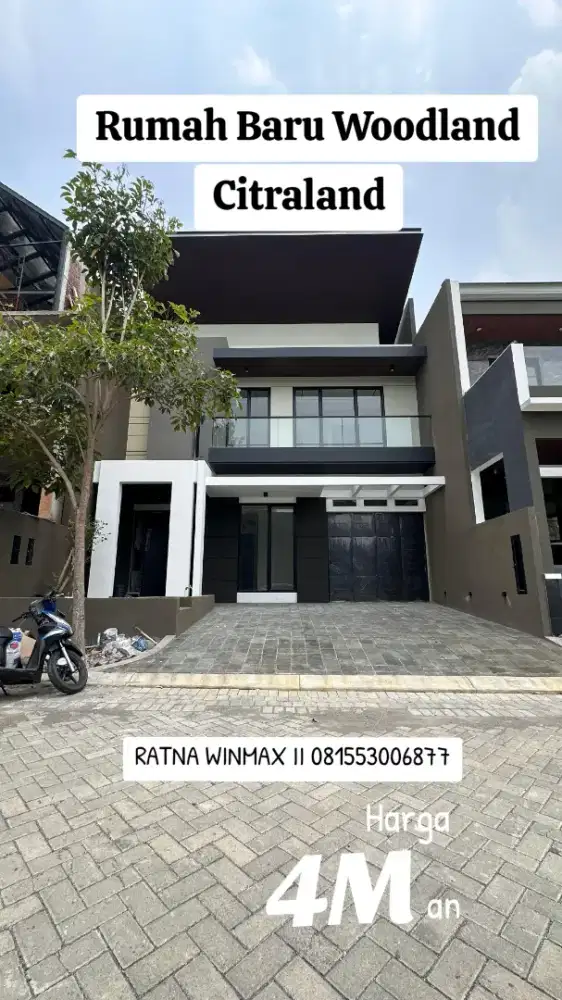 Dijual Rumah Baru Minimimalis Woodland Citraland