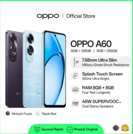 Oppo A60 8/128gb Baru Garansi Resmi