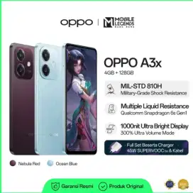 Oppo A3x 4/128gb Baru Garansi Resmi