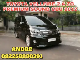 Toyota Vellfire Velfire 2.4 ZG Premium Sound CBU 2012. PILOT SEAT