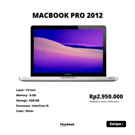 MacBook Pro 2012 13 RAM 8/500 GB