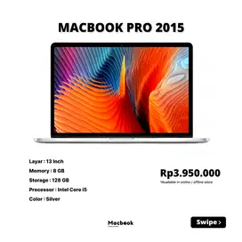 MacBook Pro 2015 13 RAM 8/128 GB