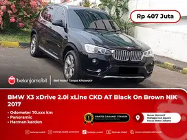 [ PANORAMIC ] BMW X3 X 3 xDrive 2.0i xLine CKD AT Black NIK 2017