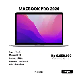 MACBOOK PRO 2020 RAM 8/128 GB i5