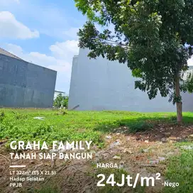 FOR SALE UNDER MARKET PLACE KAVLING STRATEGIS BLOK ELITE GRAHA FAMILY