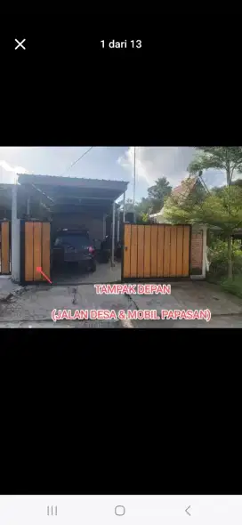 Dijual rumah konsep banguna. jawa