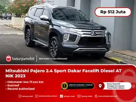 [LOW KM] Mitsubishi Pajero 2.4 Sport Dakar Sunroof Diesel AT NIK 2023