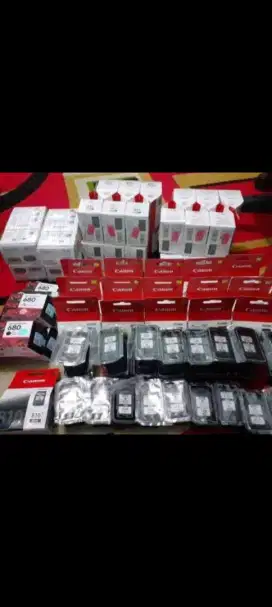 Penampung cartridge dan toner LaserJet baru dan bekas