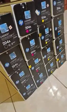 Penampung tinta cartridge printer baru dan bekas