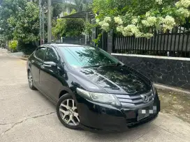 Honda City E 2011 Automatic Hitam Metalik Pajak Panjang Low KM Mulus