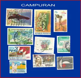 10 pcs Perangko campuran