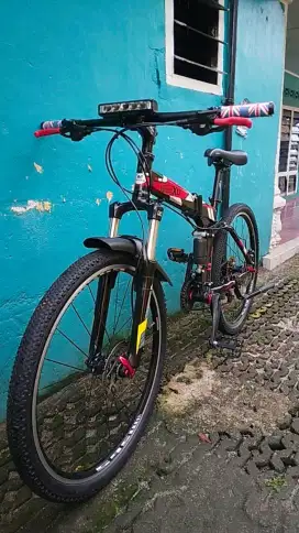 SEPEDA MTB LIPAT MINGXU SPORT, SEPEDA GUNUNG LIPAT 26 FULL UPGRADE?