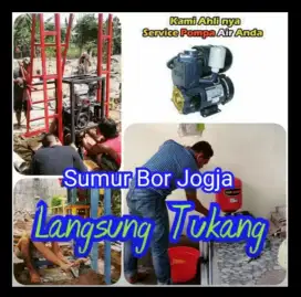 SERVIS SERVICE POMPA AIR,SUMUR BOR SUNTIK GALI,KURAS SUMUR, JOGJA BOR