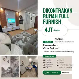 SEWA RUMAH FULL FURNISH