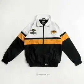 Jaket Hoodie Kremlin Hitam Orange