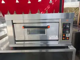 Gas oven deck untuk 2 loyang mulus