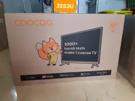 Led Coocaa 32 Inch 32S3U Plus 2K Smart Tv unit Baru