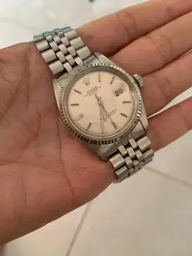 Rolex date just 1601 linen dial