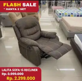 Sofa recliner bisa rebahan